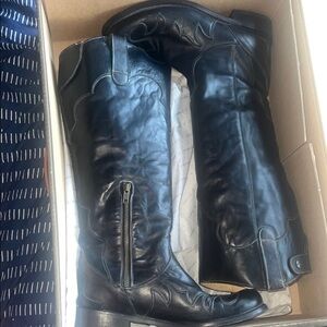 Stetson Black Over the Knee Boots